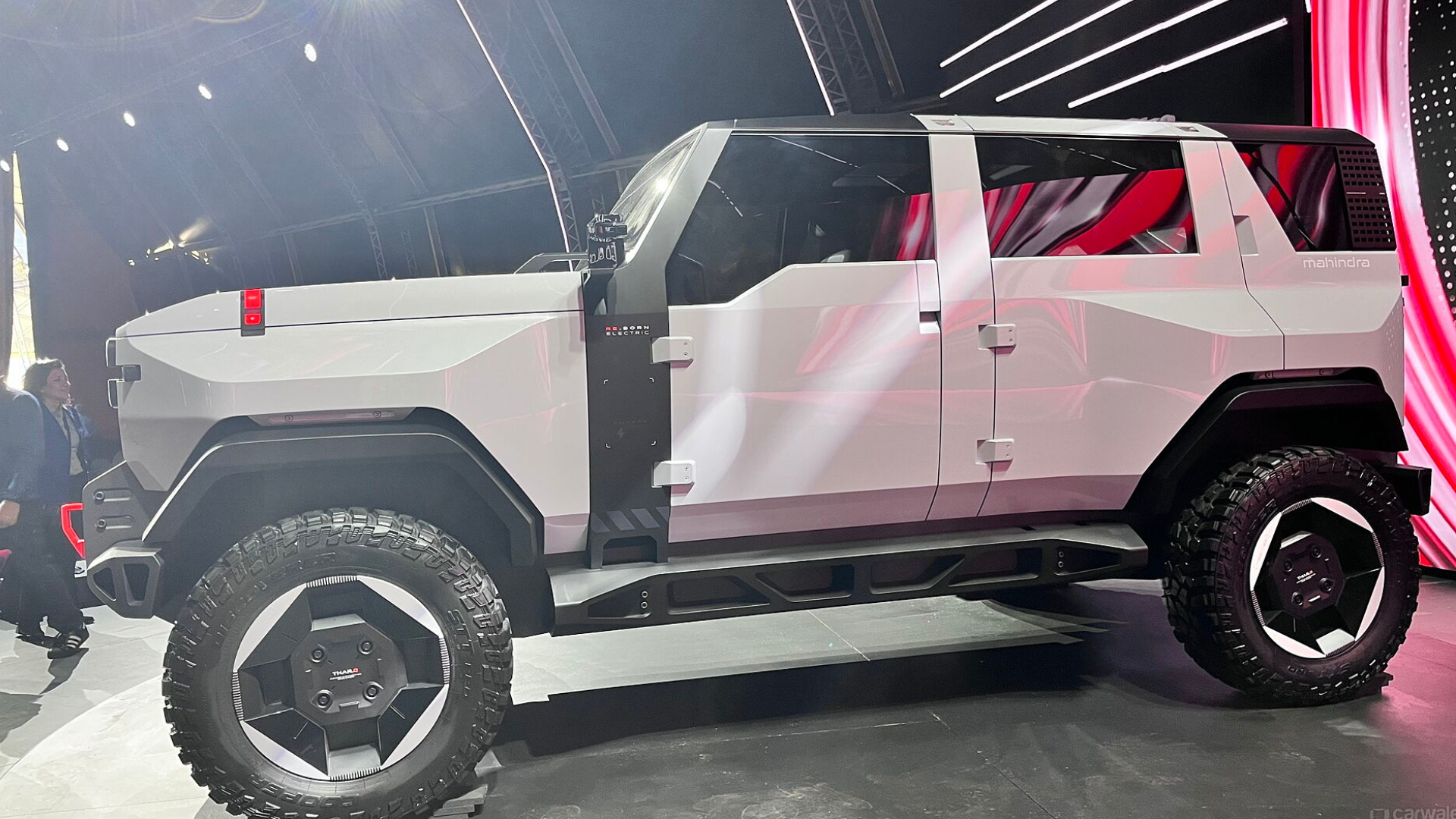 Mahindra Thar E left side view